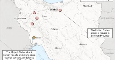 US airstrike damages IRGC warehouse in Rask as crypto markets feel the heat