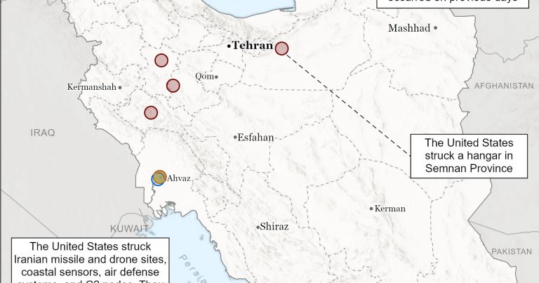 IRGC base warehouse in rask severely damaged by US airstrike