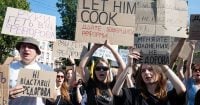 Protests in Kyiv demand reinstatement of Fedorov, removal of top general