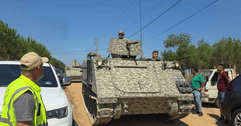 Lebanese army clears unexploded ordnance in Zawtar al-Gharbiyeh after Israeli exit