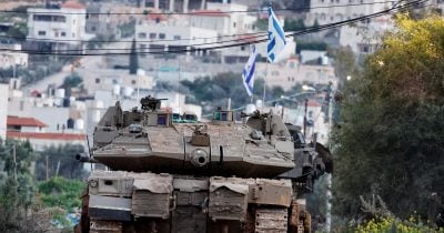 Israeli tanks maneuver in southern Lebanon ahead of August talks