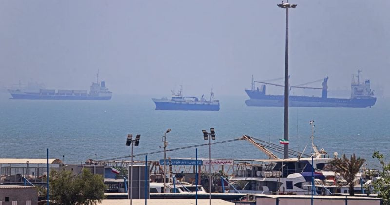Tanker explodes in Strait of Hormuz after hitting naval mine, Iran reports