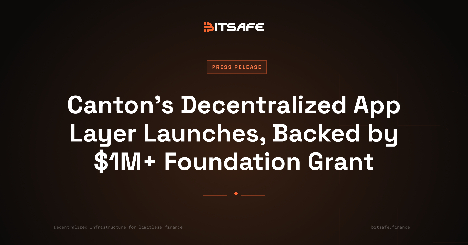 Canton’s decentralized app layer launches, backed by $1M+ foundation grant