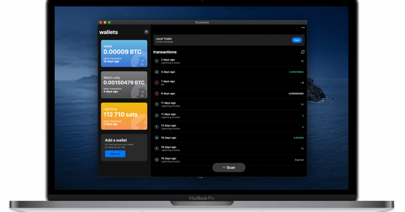 Blue Wallet adds custom entropy feature for Bitcoin key generation in version 8.0.0