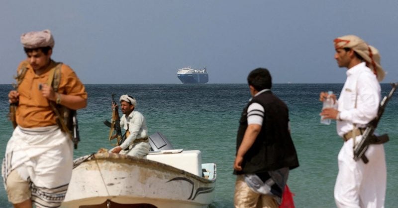 Indian cargo vessel sinks after projectile strike near yemeni waters, all crew rescued