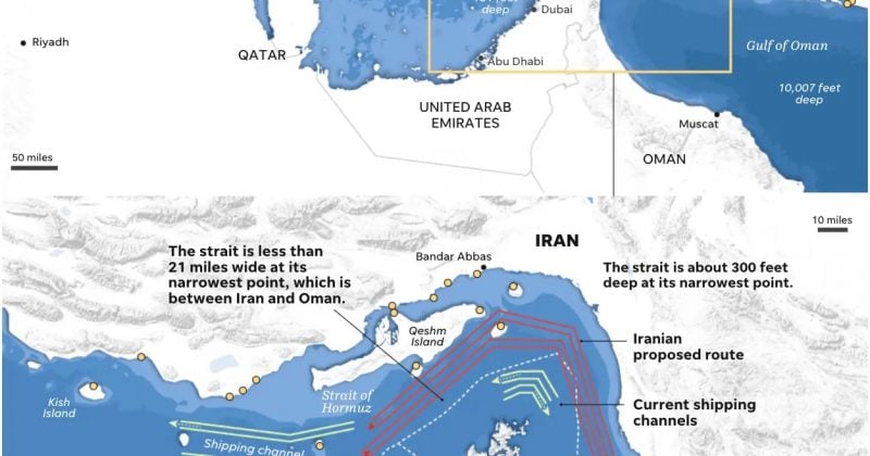 Iran considers blocking US, Israeli ships in Hormuz; oil prices rise $3