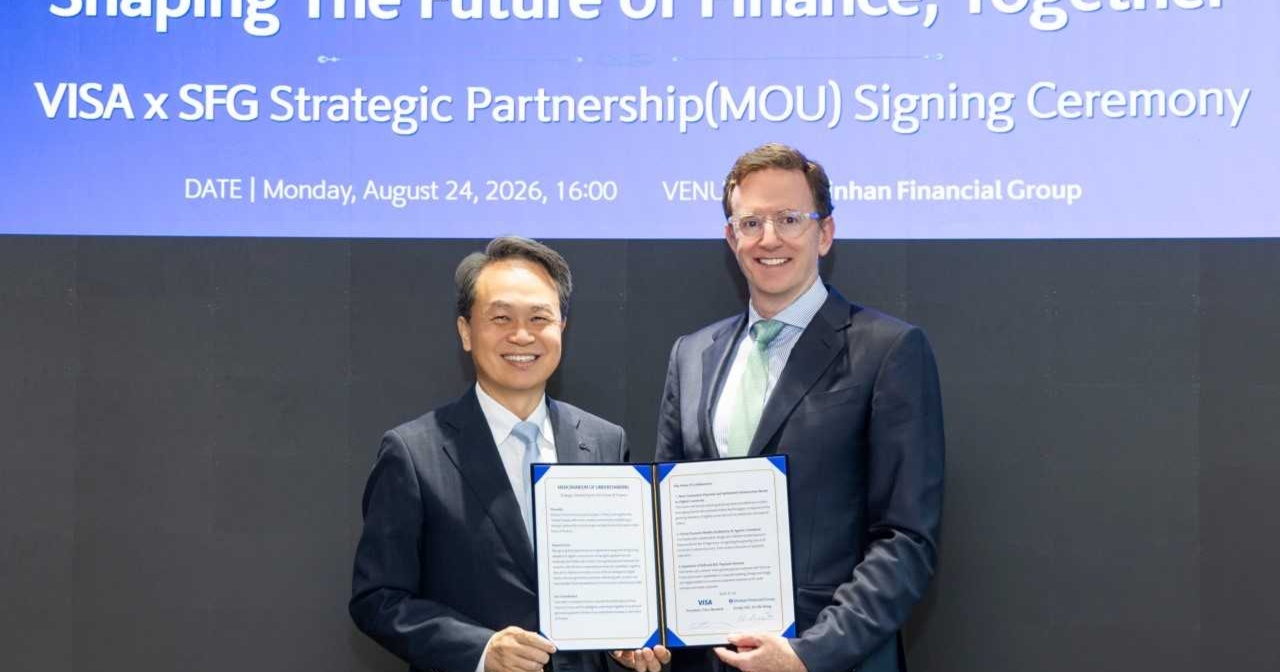 Shinhan Financial partners with Visa on stablecoin and AI payments