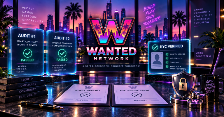 Wanted Network completes dual crypto audits and KYC verification for WNTD ecosystem