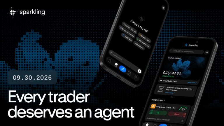 Sparkling launches the trading app that comes with an agent
