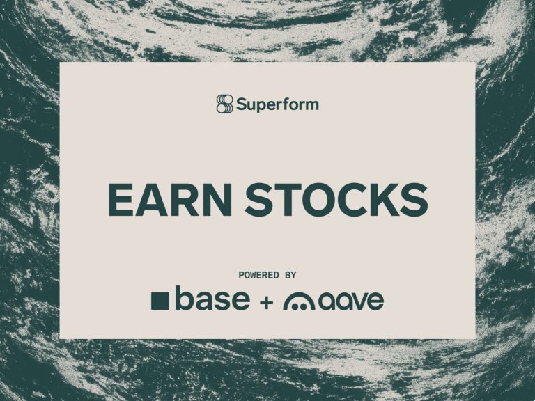 Superform activates earn strategies for tokenized stocks on Base, powered by Aave