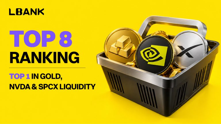 LBank rises to top 8 in CryptoRank’s Q3 spot ranking, leads tokenized stock liquidity in key markets
