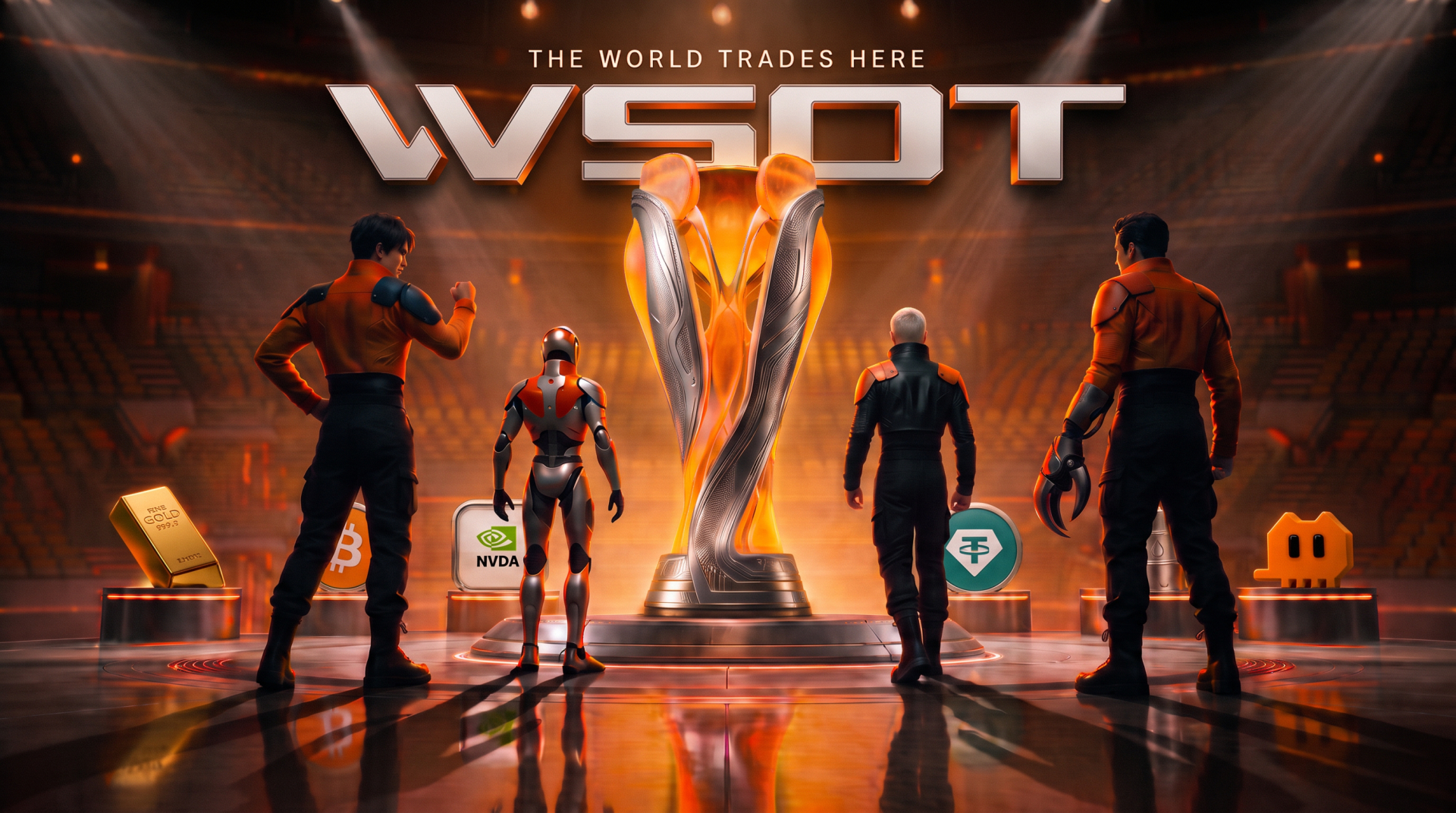The world trades here