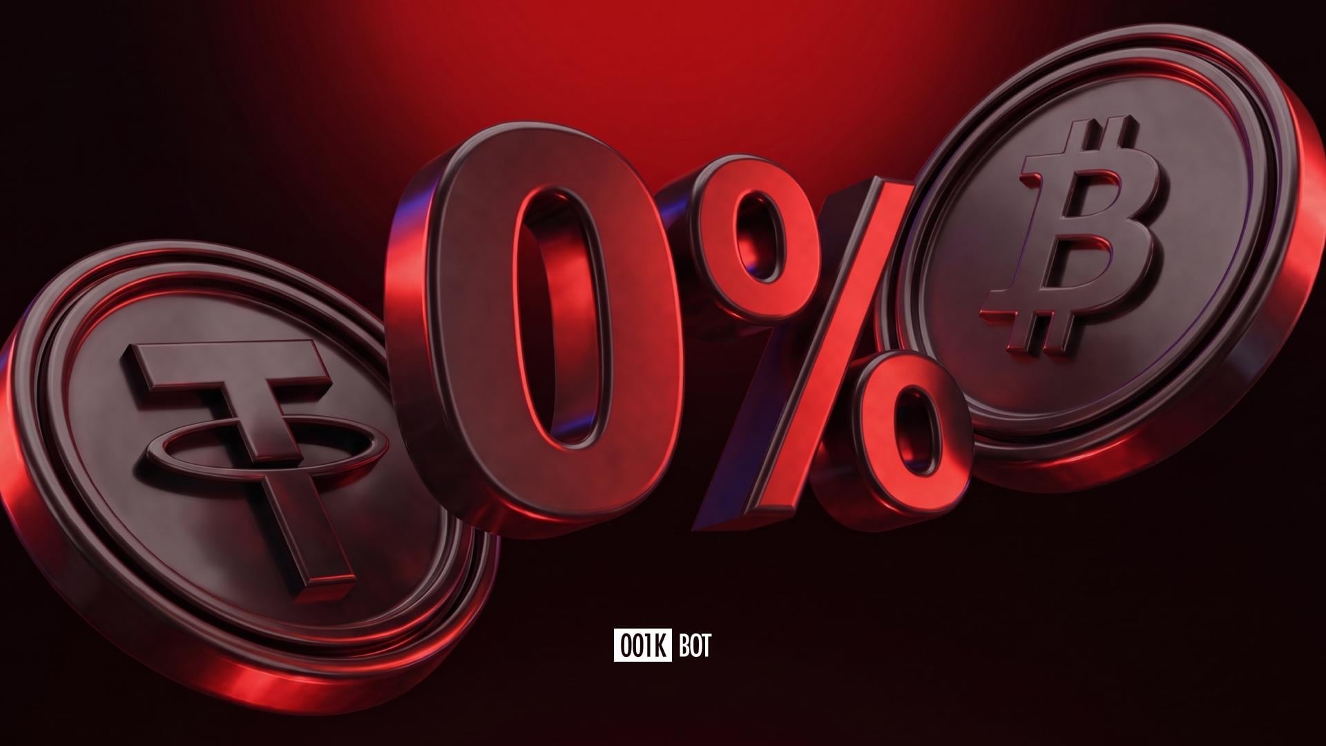 001k.bot introduces 0% service fee on swaps between USDT and BTC