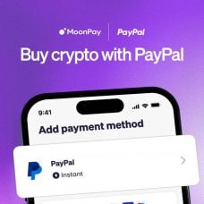 PayPal ahora está disponible para usuarios de MoonPay en Reino Unido, UE