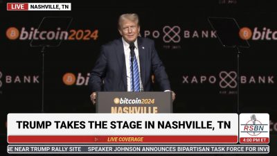 Trump apoya el liderazgo en cripto