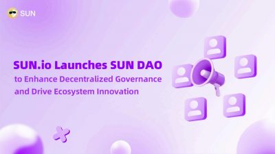 Lanzamiento de SUN DAO por SUN.io