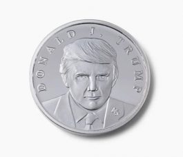 Trump debuta con una exclusiva moneda de plata