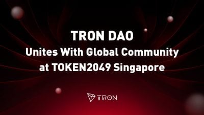 TRON DAO se une a la comunidad global en TOKEN2049 Singapur