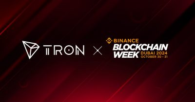 TRON DAO patrocinador oro en la Semana Blockchain de Binance en Dubái