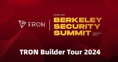 TRON DAO lidera la discusión sobre blockchain en Berkeley Security Summit como Patrocinador Platino, destacando un año de educación en blockchain a través del TRON Builder Tour