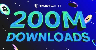 Trust Wallet alcanza el hito de 200 millones de descargas