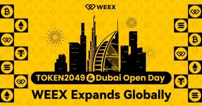 d633400e-d51d-4655-802a-a4586c2cf06c.jpg WEEX brilla en TOKEN2049, lanza estudio en Dubái para acelerar expansión global