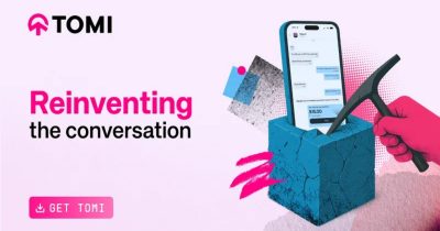 eee2ea94-355b-4312-953d-41c9303ef038.jpg TOMI lanza la superapp Web3: mensajería intuitiva y herramientas de monetización integradas