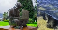 Estatua de Satoshi Nakamoto es robada, destrozada y arrojada al lago en Lugano