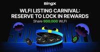 BingX lanza el Carnaval de Listado en Spot de WLFI, ofreciendo 900,000 WLFI en recompensas