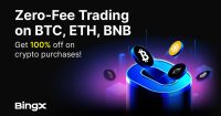 BingX lanza trading sin tarifas para BTC, ETH y BNB